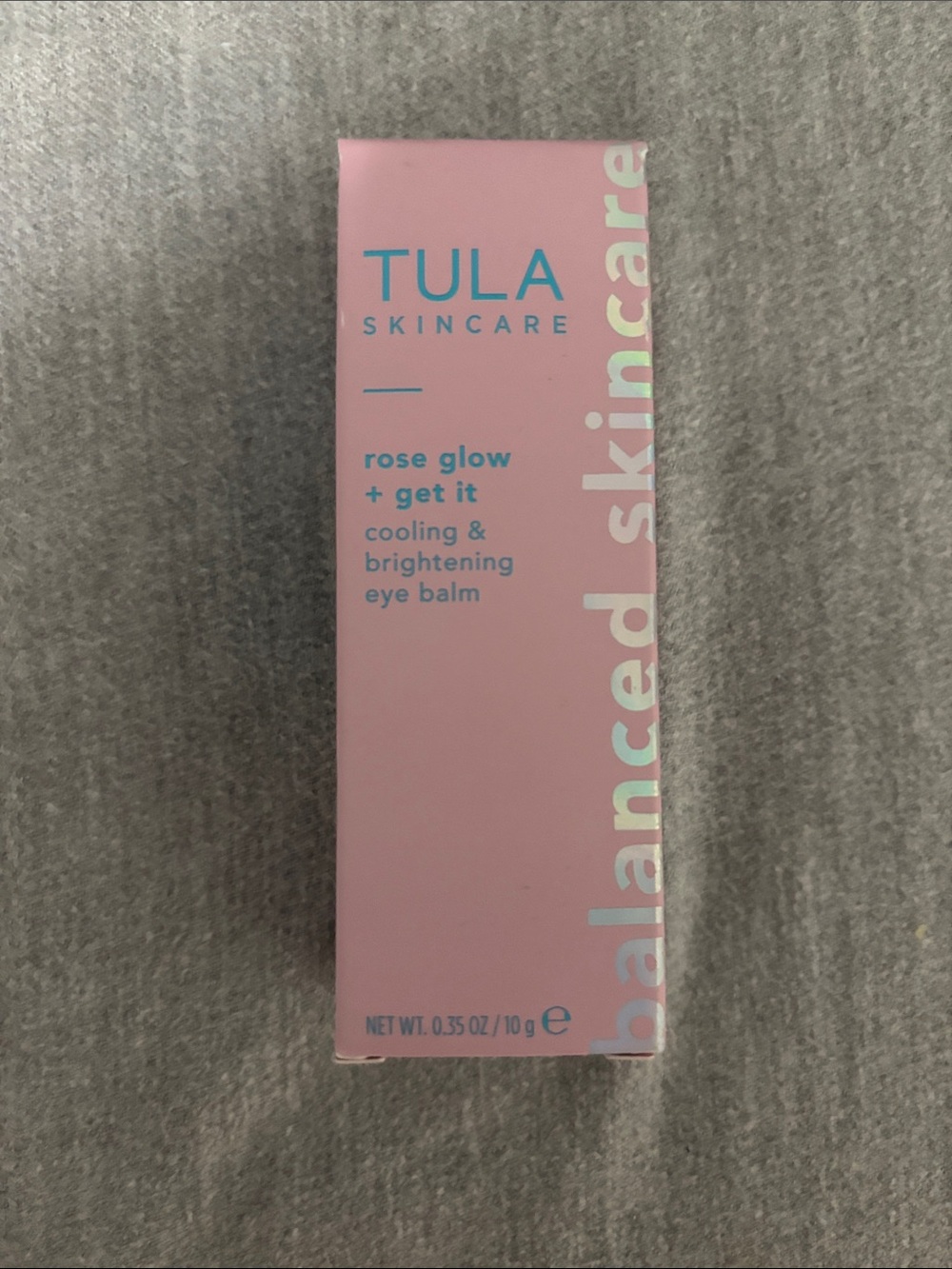 Tula Rose Glow + Get It Cooling & Brightening Eye Balm